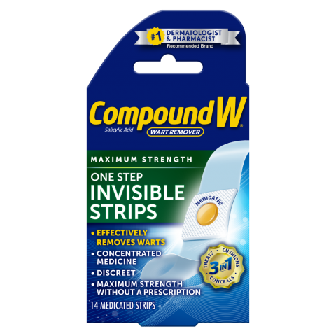 how to use compound w invisible pads